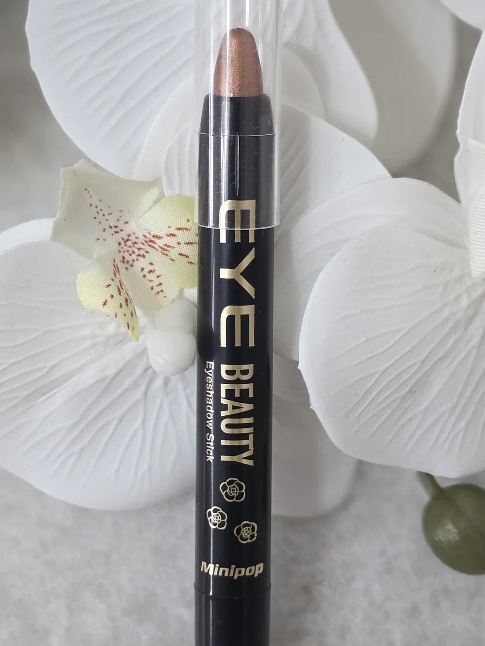 New Eye Beauty Eyeshadow Stick Shade 05 Rose Gold Shimmer Minipop